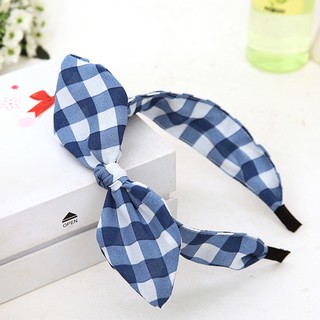 格子兔耳朵頭箍_1